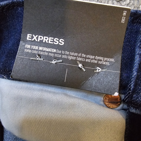 Express NWT Skinny High Rise Size OL - Picture 3 of 6